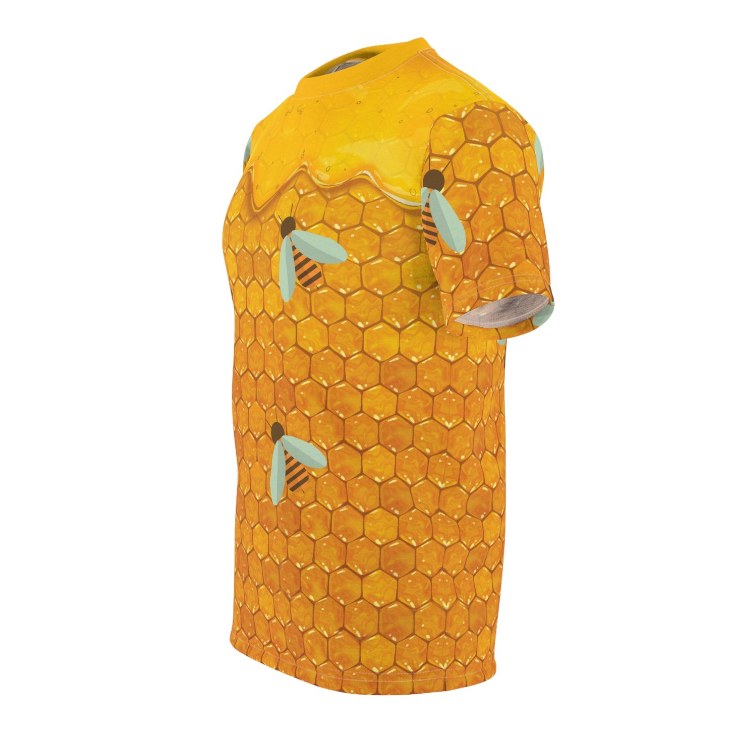 HoneyPlusCo Merch | Honey Bee T Shirt - Full Print Style 1