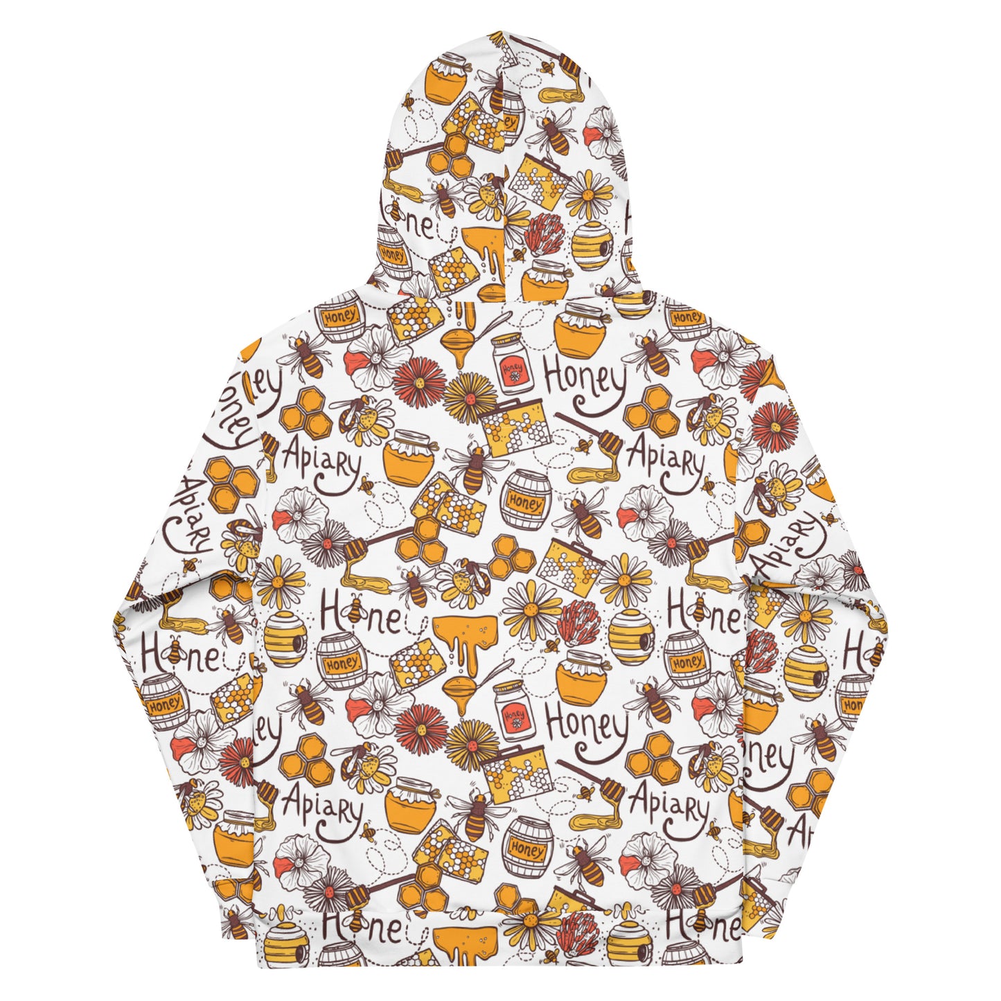 HoneyPlusCo Merch | Honey Bee Hoodie - Full Print Style 11