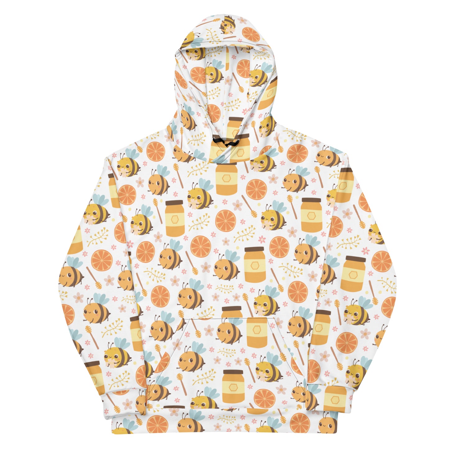 HoneyPlusCo Merch | Honey Bee Hoodie - Full Print Style 6