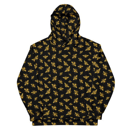 HoneyPlusCo Merch | Honey Bee Hoodie - Full Print Style 9
