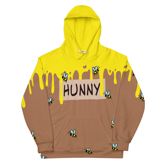 HoneyPlusCo Merch | Honey Bee Hoodie - Full Print Style 8