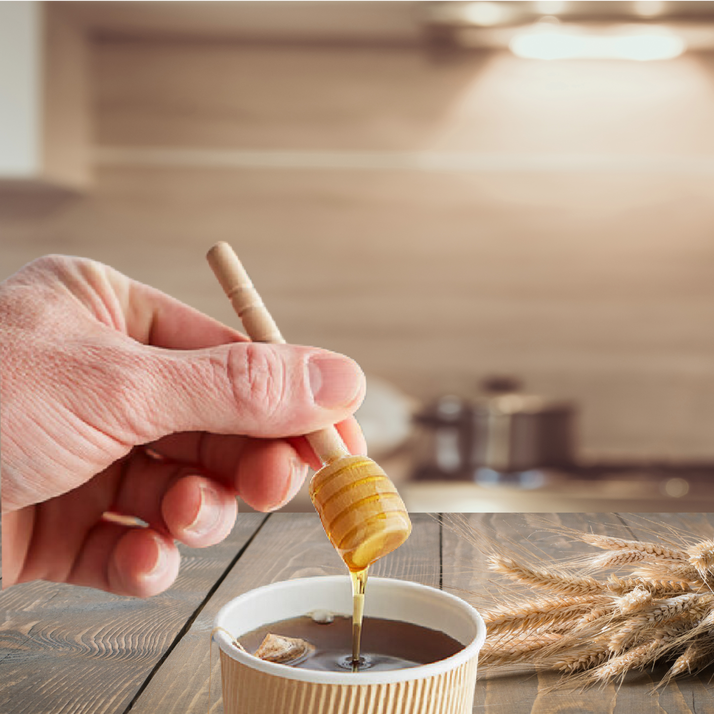 HoneyPlusCo | Wooden Honey Dipper Sticks