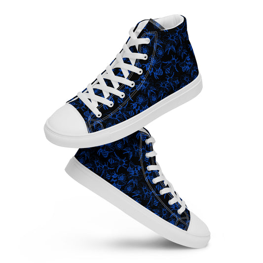 HoneyPlusCo Merch | Honey Bee Men’s High Top Canvas Shoes Style 3