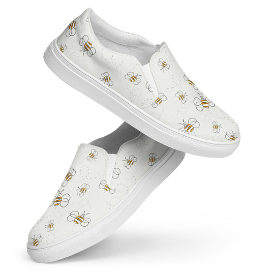 HoneyPlusCo Merch | Honey Bee Men’s Slip On Canvas Shoes Style 10