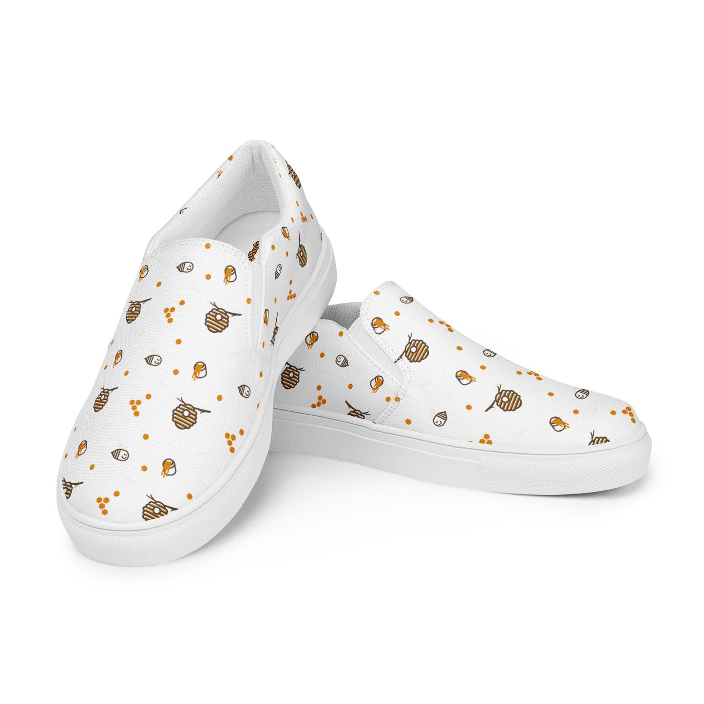 HoneyPlusCo Merch | Honey Bee Men’s Slip On Canvas Shoes Style 12