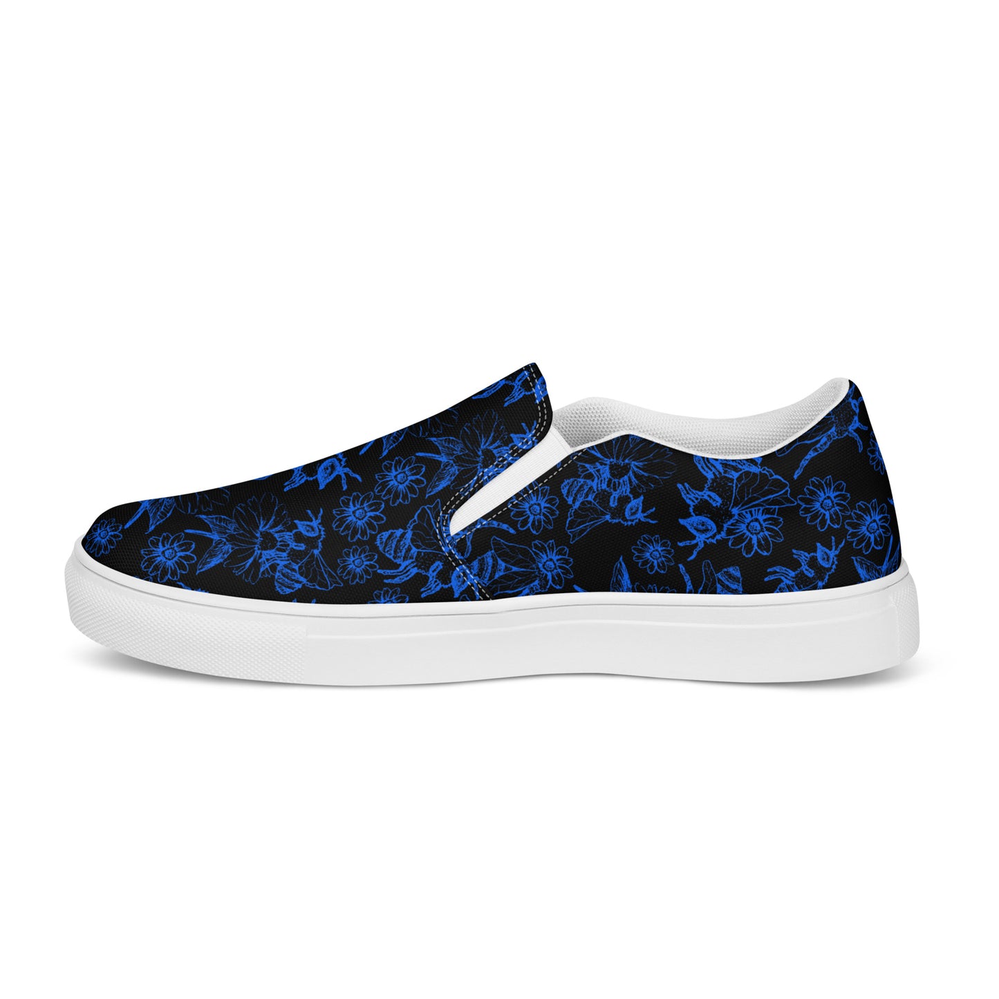 HoneyPlusCo Merch | Honey Bee Men’s Slip On Canvas Shoes Style 3