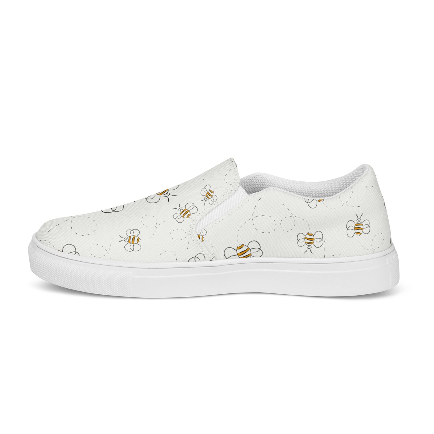 HoneyPlusCo Merch | Honey Bee Men’s Slip On Canvas Shoes Style 10