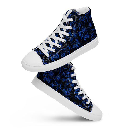 HoneyPlusCo Merch | Honey Bee Women’s High Top Canvas Shoes Style 3