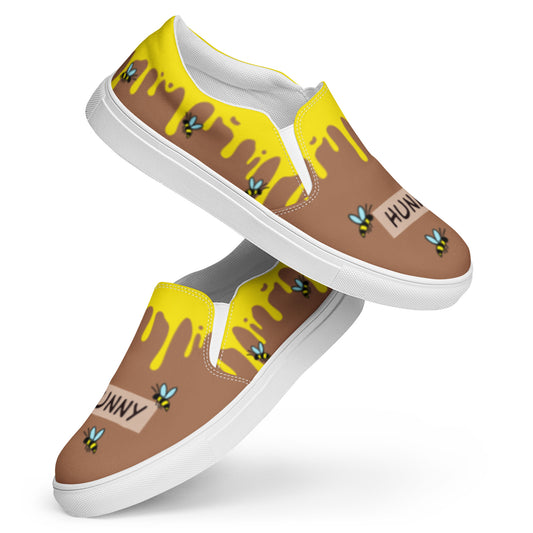 HoneyPlusCo Merch | Honey Bee Women’s Slip On Canvas Shoes Style 8