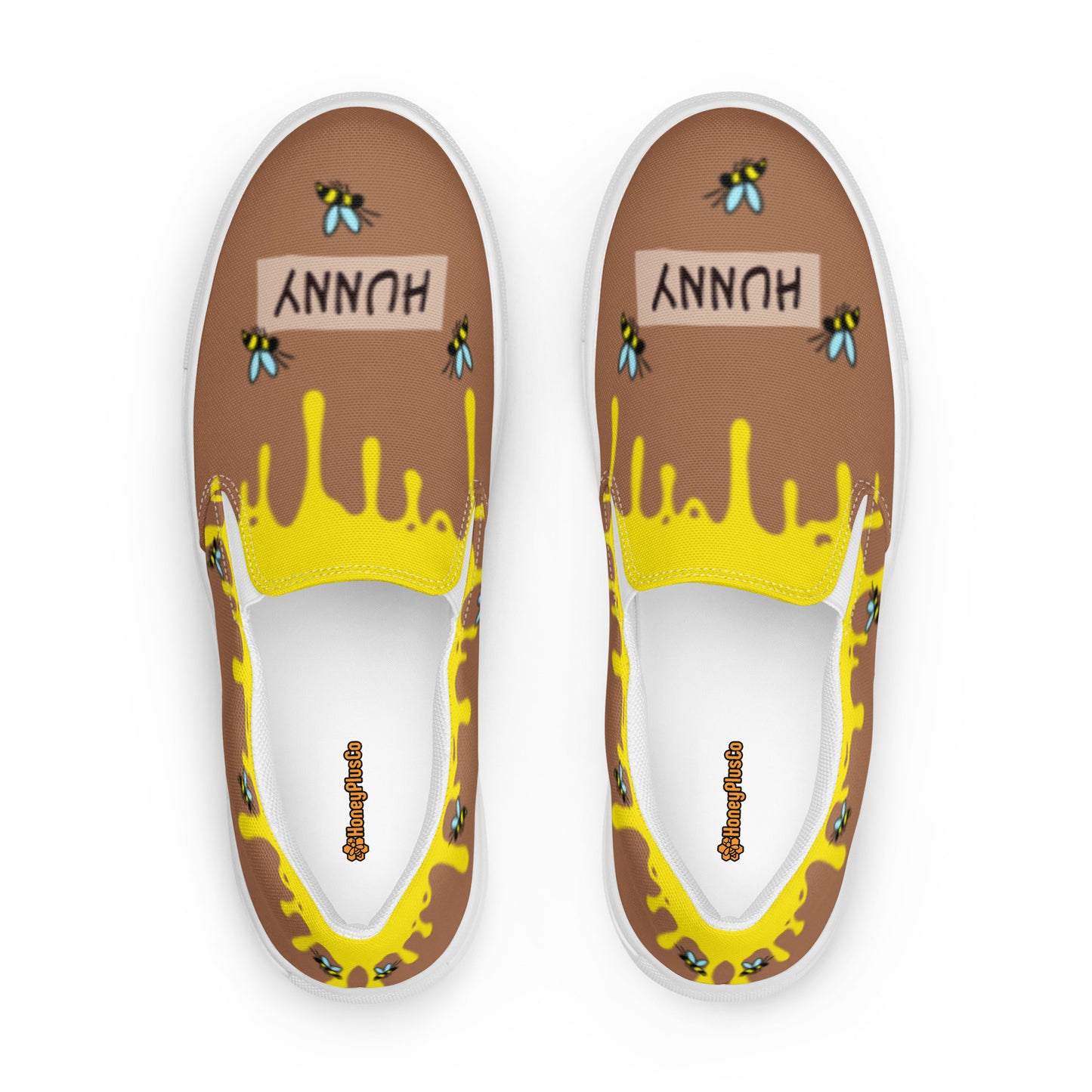 HoneyPlusCo Merch | Honey Bee Women’s Slip On Canvas Shoes Style 8