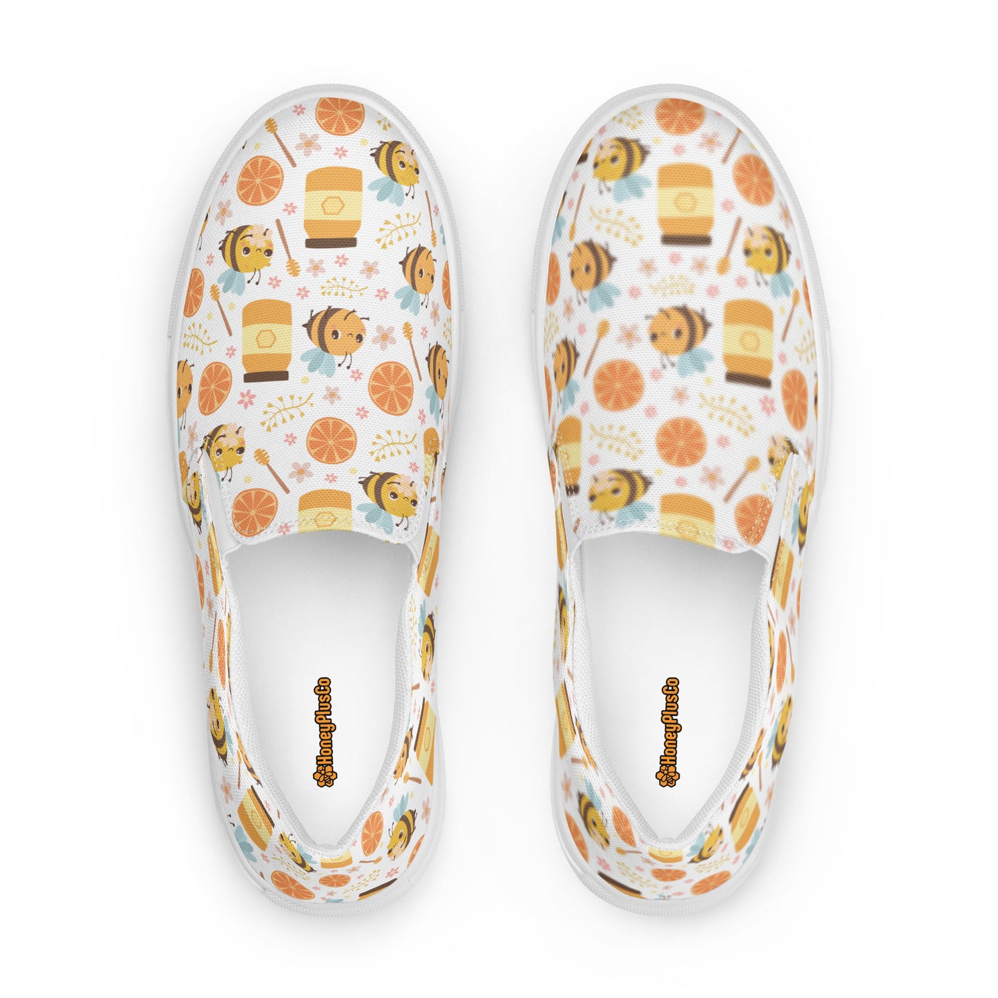 HoneyPlusCo Merch | Honey Bee Women’s Slip On Canvas Shoes Style 6