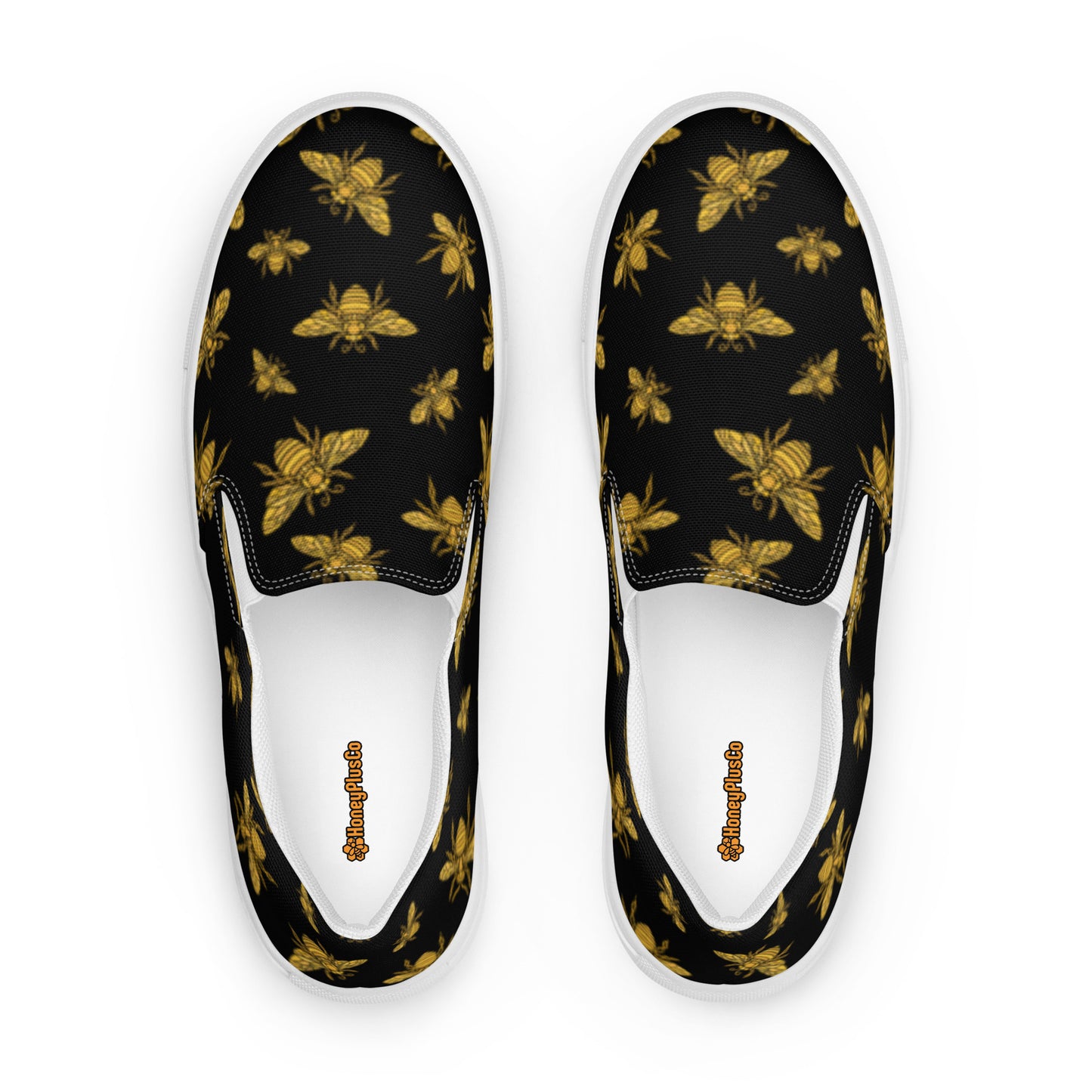 HoneyPlusCo Merch | Honey Bee Women’s Slip On Canvas Shoes Style 9