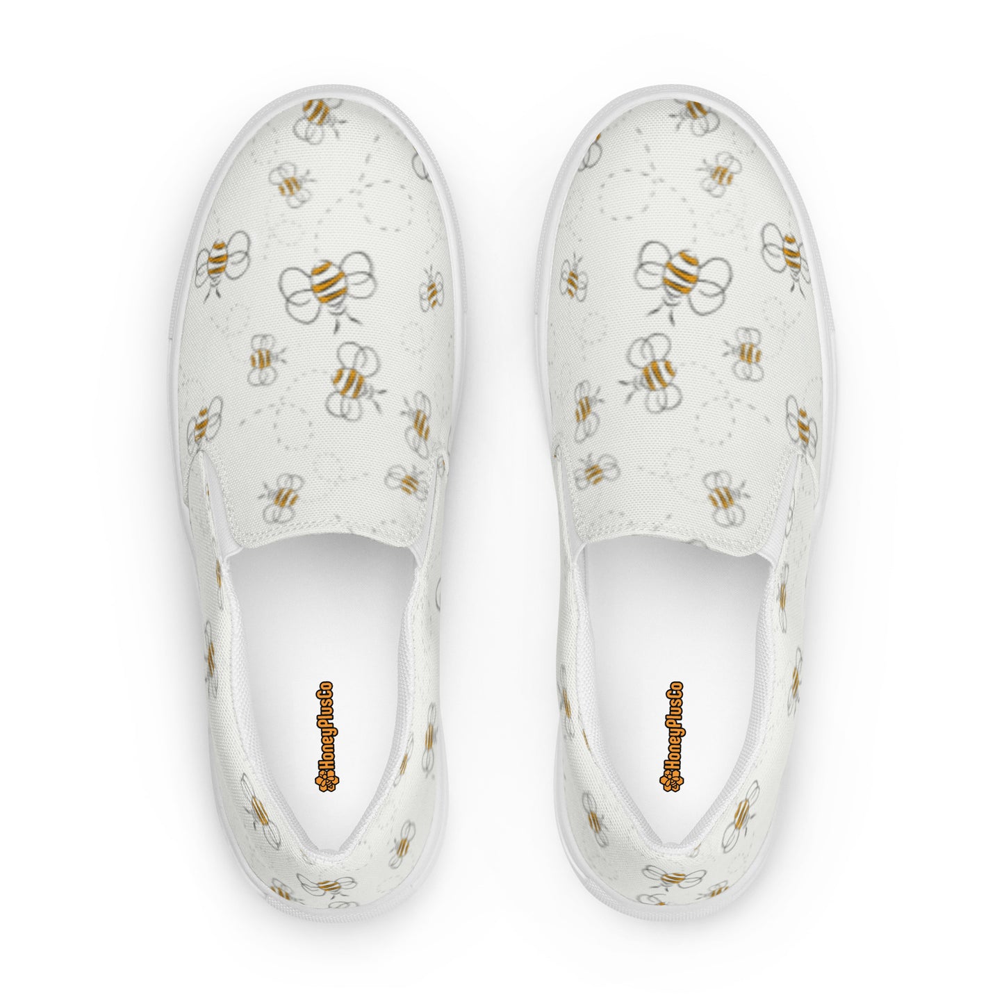 HoneyPlusCo Merch | Honey Bee Women’s Slip On Canvas Shoes Style 10