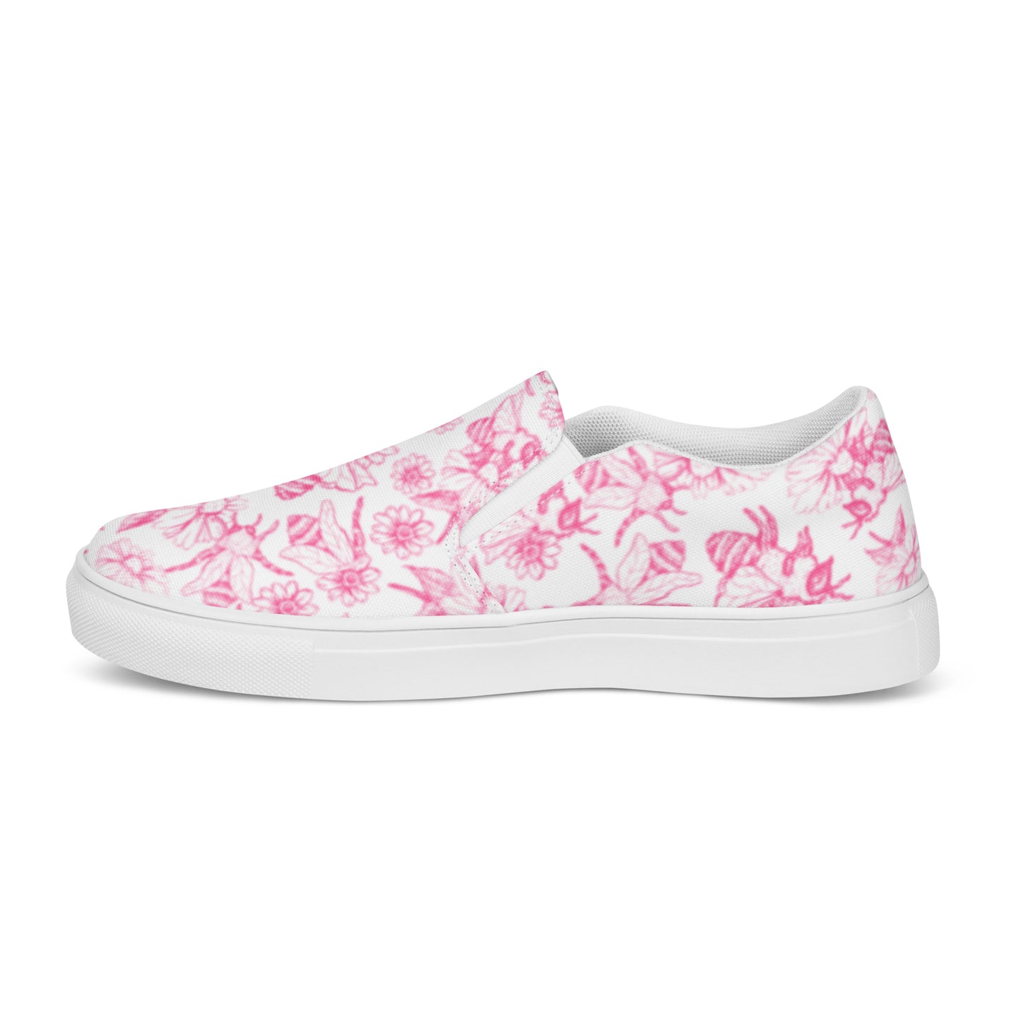 HoneyPlusCo Merch | Honey Bee Women’s Slip On Canvas Shoes Style 5