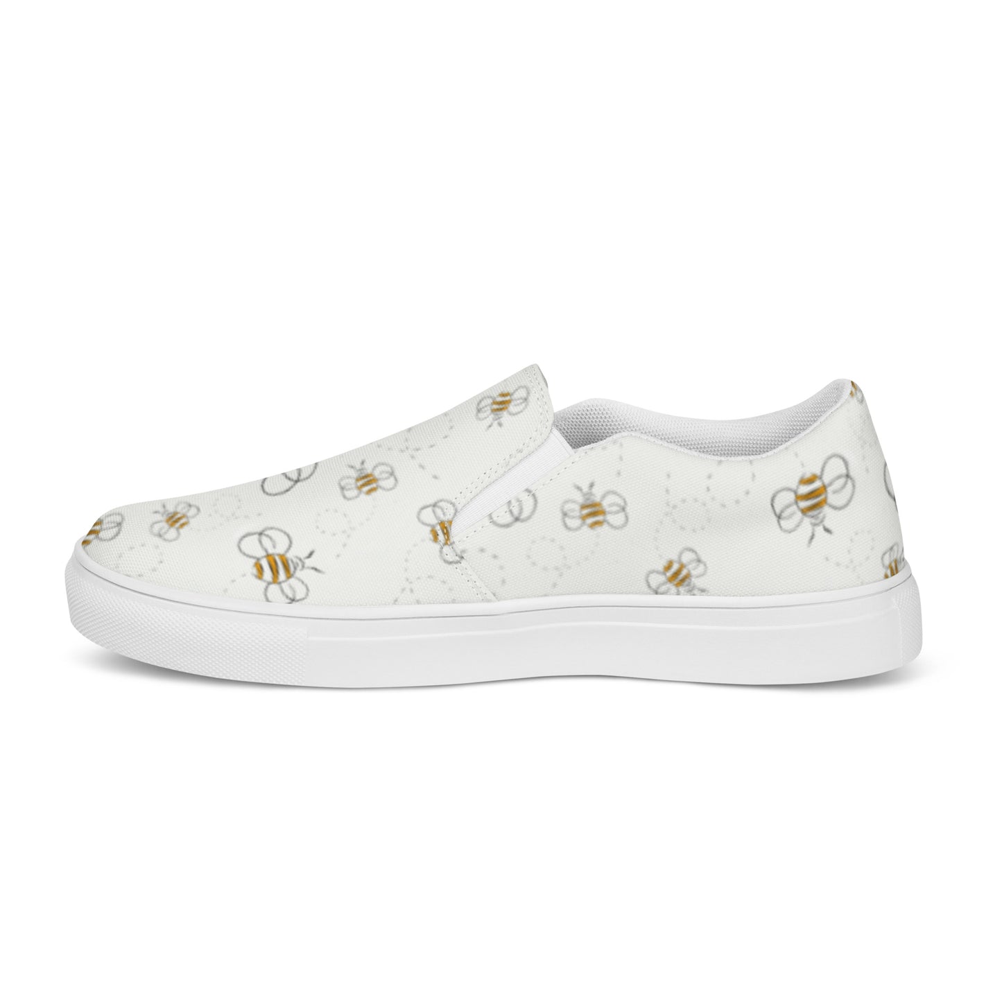 HoneyPlusCo Merch | Honey Bee Women’s Slip On Canvas Shoes Style 10