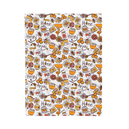 HoneyPlusCo Merch | Honey Bee Plush Blanket Style 11