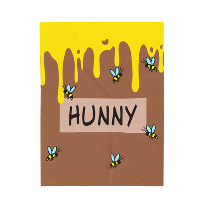 HoneyPlusCo Merch | Honey Bee Plush Blanket Style 8