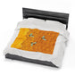 HoneyPlusCo Merch | Honey Bee Plush Blanket Style 1