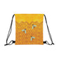 HoneyPlusCo Merch | Honey Bee Drawstring Backpack Style 1