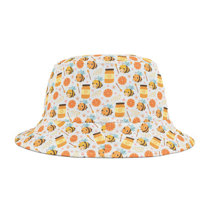 HoneyPlusCo Merch | Honey Bee Bucket Hat - Full Print Style 6