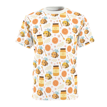HoneyPlusCo Merch | Honey Bee T Shirt - Full Print Style 6