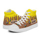 HoneyPlusCo Merch | Honey Bee Men’s High Top Canvas Shoes Style 8