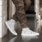 HoneyPlusCo Merch | Honey Bee Men’s High Top Canvas Shoes Style 2