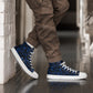 HoneyPlusCo Merch | Honey Bee Men’s High Top Canvas Shoes Style 3