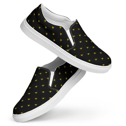 HoneyPlusCo Merch | Honey Bee Men’s Slip On Canvas Shoes Style 7