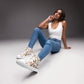 HoneyPlusCo Merch | Honey Bee Women’s High Top Canvas Shoes Style 11