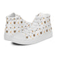 HoneyPlusCo Merch | Honey Bee Women’s High Top Canvas Shoes Style 12