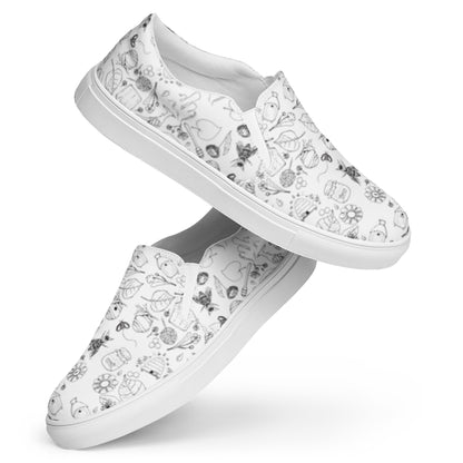 HoneyPlusCo Merch | Honey Bee Women’s Slip On Canvas Shoes Style 2